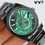 WWF Factory ROLEX  Oyster Steel Green 40MM Watch